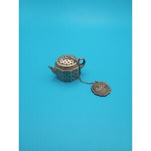 Vintage Knobby Kraft Miniature Teapot Strainer Chicago World Fair 1933